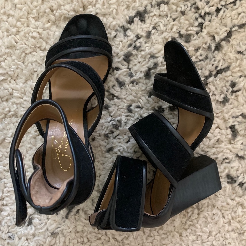 ✨Suede Multi Strap Heel✨